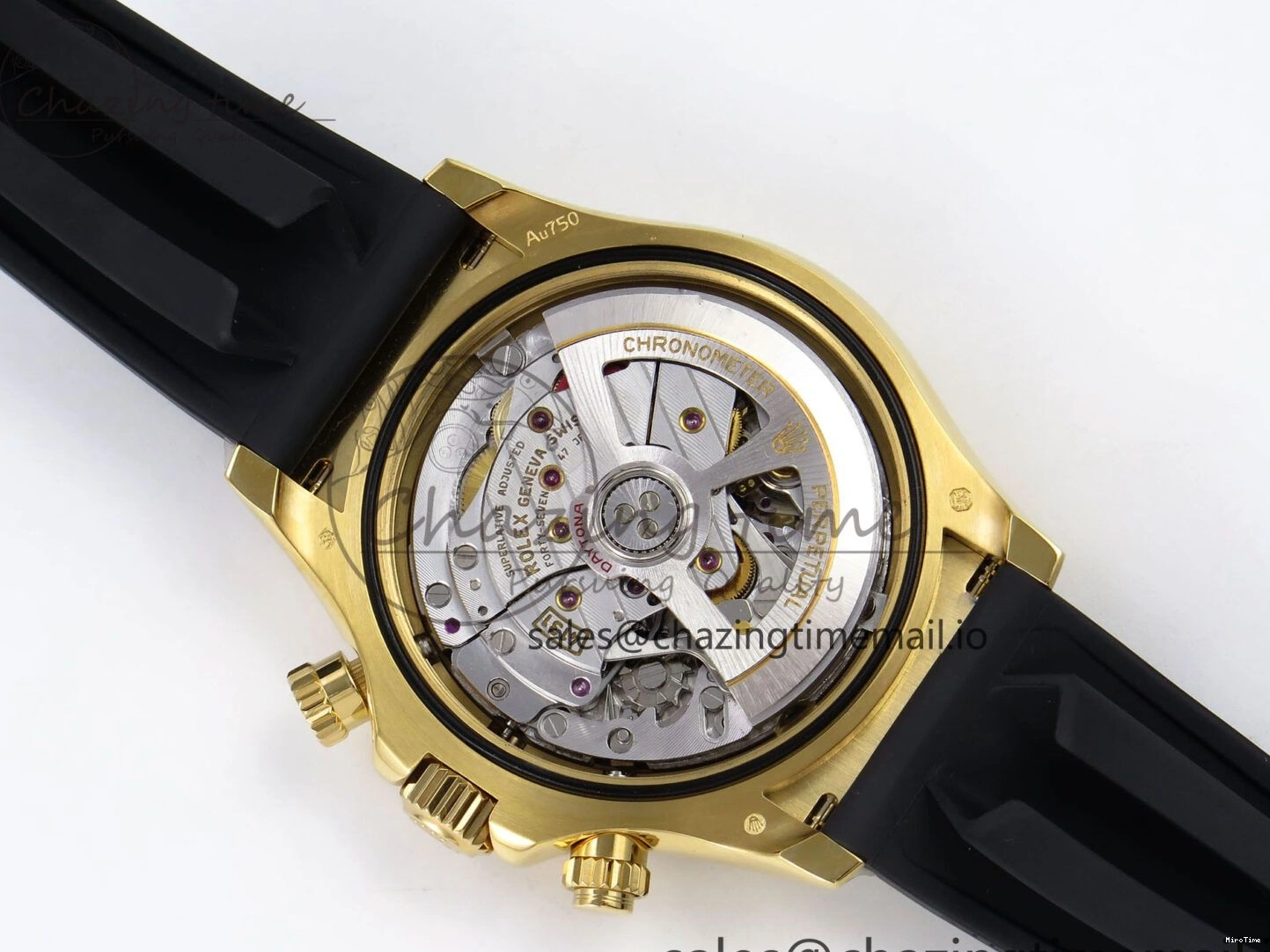 MiroTime 0517 Daytona 126518 QF 1:1 Best Edition YG Black Dial on Oysterflex Strap SH4131 V6（Gain Weight） EasyMatch 1199